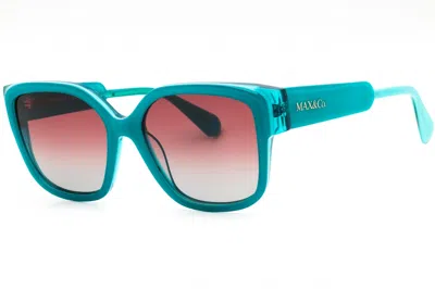 Max & Co Mo0075 Gradient Lens Sunglasses In Turquoise
