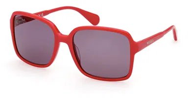 Max & Co Mo0079 75a Women's Sunglasses Red Size 57