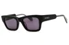 Max & Co Mo0081 Rectangular Acetate Sunglasses In Black