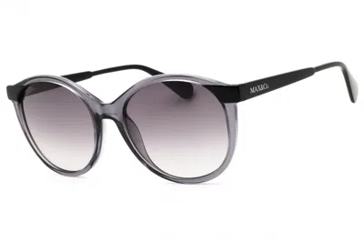 Max & Co Mo0084 Round Gradient Smoke Sunglasses In Gray