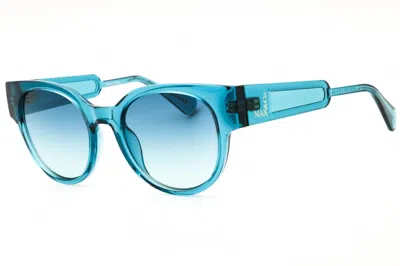 Max & Co Mo0085 96w Shiny Dark Green/blue Gradient
