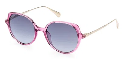 Max & Co Mo0088 72w Women's Sunglasses Pink Size 50