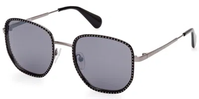 Max & Co Mo0091 01a Women's Sunglasses Black Size 52