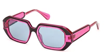 Max & Co Mo0097 81v Women's Sunglasses Purple Size 51