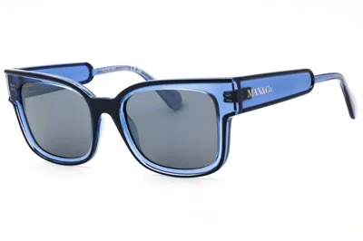 Max & Co Mo0098 90c Shiny Blue/smoke Mirror