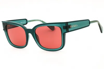 Max & Co Mo0098 98s Dark Green/bordeaux In Red