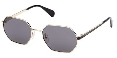 Max & Co Mo0118 32a Women's Sunglasses Gold Size 54
