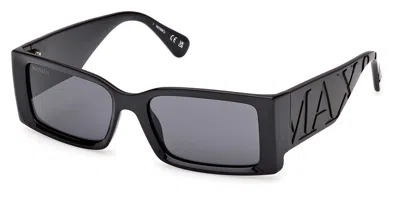 Max & Co Mo0130 01a Women's Sunglasses Black Size 54