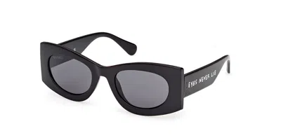 Max & Co Mo0131 01a Women's Sunglasses  Size 52 In Black