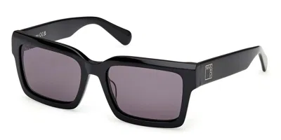 Max & Co Mo0132 01a Occhiali Da Sole Neri Per Donna In Black