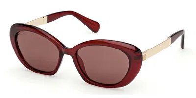 Max & Co Mo0133 66e Occhiali Da Sole Rossi Per Donna