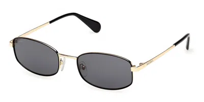 Max & Co Mo0135 01a Occhiali Da Sole Neri Per Donna
