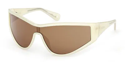 Max & Co Mo0137 39j Women's Sunglasses  Size 99 In Brown