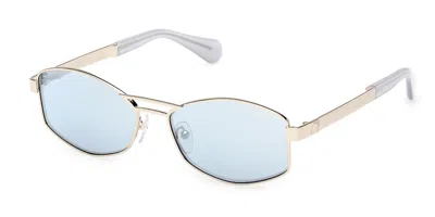 Max & Co Mo0139 32x Occhiali Da Sole Per Donna In Gold