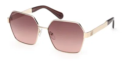 Max & Co Mo0141 32f Occhiali Da Sole Per Donna In Gold
