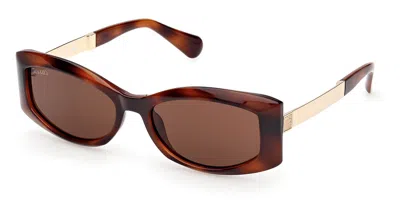 Max & Co Mo0144 52e Occhiali Da Sole Per Donna In Brown