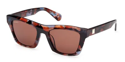 Max & Co Mo0145 54e Occhiali Da Sole Per Donna In Red