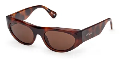 Max & Co Mo0147 52e Occhiali Da Sole Per Donna In Brown