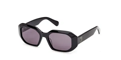 Max & Co Mo0152 01a Women's Sunglasses  Size 52 In Black