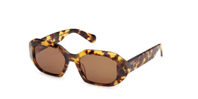 Max & Co Mo0152 53e Women's Sunglasses  Size 52 In Brown