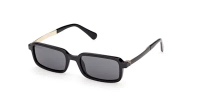 Max & Co Mo0159 01a Women's Sunglasses  Size 53 In Black