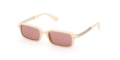 Max & Co Mo0159 21s Women's Sunglasses  Size 53 In White