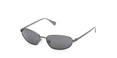 Max & Co Mo0160 08a Women's Sunglasses  Size 56 In Gray