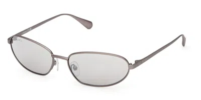 Max & Co Mo0160 13c Women's Sunglasses Silver Size 56
