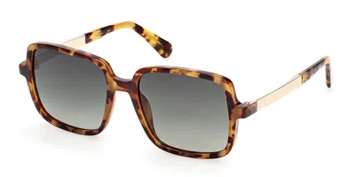 Max & Co Mo0164 53p Occhiali Da Sole Tartarugatishell Per Donna In Blonde Tortoise