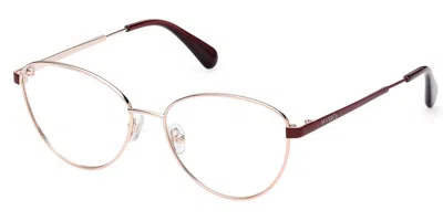 Max & Co Mo5006 28b Women's Glasses Rose-gold Size 52 - Free Lenses - Blue Light Block Available