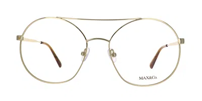 Max & Co Mo5007 Women's Glasses, Gold, Size 56