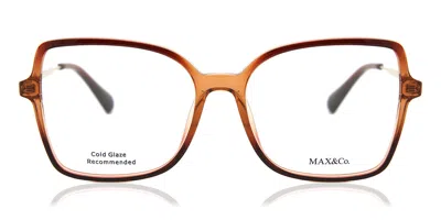 Max & Co Mo5009 050 Women's Glasses Brown Size 55 - Free Lenses - Blue Light Block Available In Burgundy