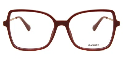 Max & Co Mo5009 Women's Glasses, Burgundy, Size 55