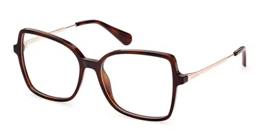 Max & Co Mo5009 Women's Glasses, Tortoiseshell, Size 55 In Brown