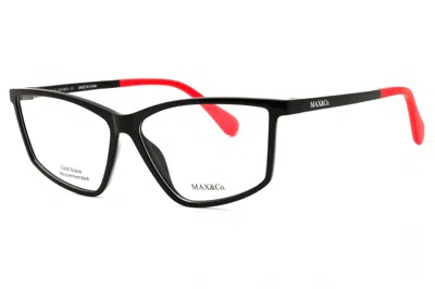 Max & Co Mo5013 Rectangular Propionate Eyeglasses In Black