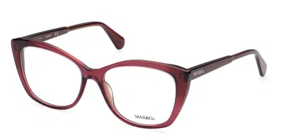 Max & Co Mo5016 071 Women's Glasses Clear Size 54 - Free Lenses - Blue Light Block Available In Brown