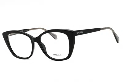 Max & Co Mo5016 Cat-eye Acetate Eyeglasses In Black