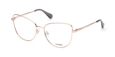 Max & Co Mo5018 033 Women's Glasses Gold Size 55 - Free Lenses - Blue Light Block Available