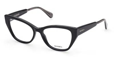 Max & Co Mo5028 001 Women's Glasses Black Size 53 - Free Lenses - Blue Light Block Available In Pink