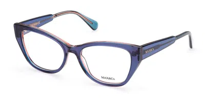 Max & Co Mo5028 Women's Glasses, Blue, Size 53