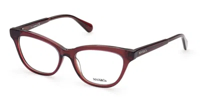 Max & Co Mo5029 Women's Glasses, Red, Size 52