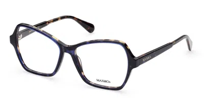 Max & Co Mo5031 Women's Glasses, Tortoiseshell, Size 55 In Black