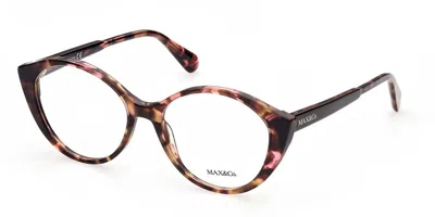 Max & Co Mo5032 Women's Glasses, Tortoiseshell, Size 53 In Brown