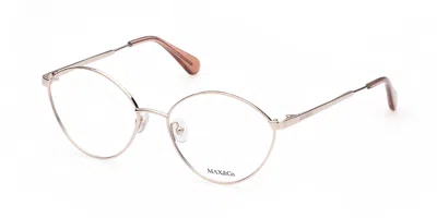 Max & Co Mo5034 028 Women's Glasses Gold Size 55 - Free Lenses - Blue Light Block Available