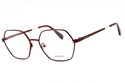 Max & Co Mo5036 Eyeglasses In Bordeaux