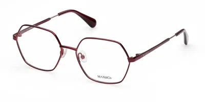 Max & Co Mo5036 Women's Glasses, Burgundy, Size 54