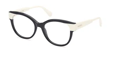 Max & Co Mo5045 005 Women's Glasses Black Size 53 - Free Lenses - Blue Light Block Available