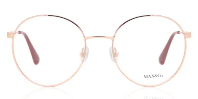 Max & Co Mo5049 033 Occhiali Da Vista Oro Per Donna (solo Montatura)