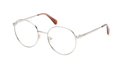 Max & Co Mo5049 016 Occhiali Da Vista Argentati Per Donna (solo Montatura)