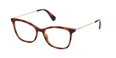 Max & Co Mo5051 052 Occhiali Da Vista Tartarugatishell Per Donna (solo Montatura) In Brown